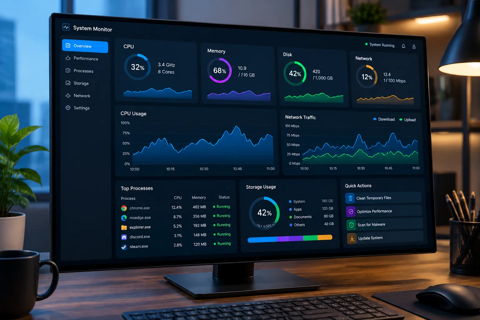 Microsoft PC Manager AI Screenshot